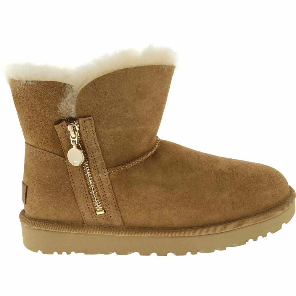 UGG Boots UGG Bailey Zip Mini Winter Boots - Womens Chestnut