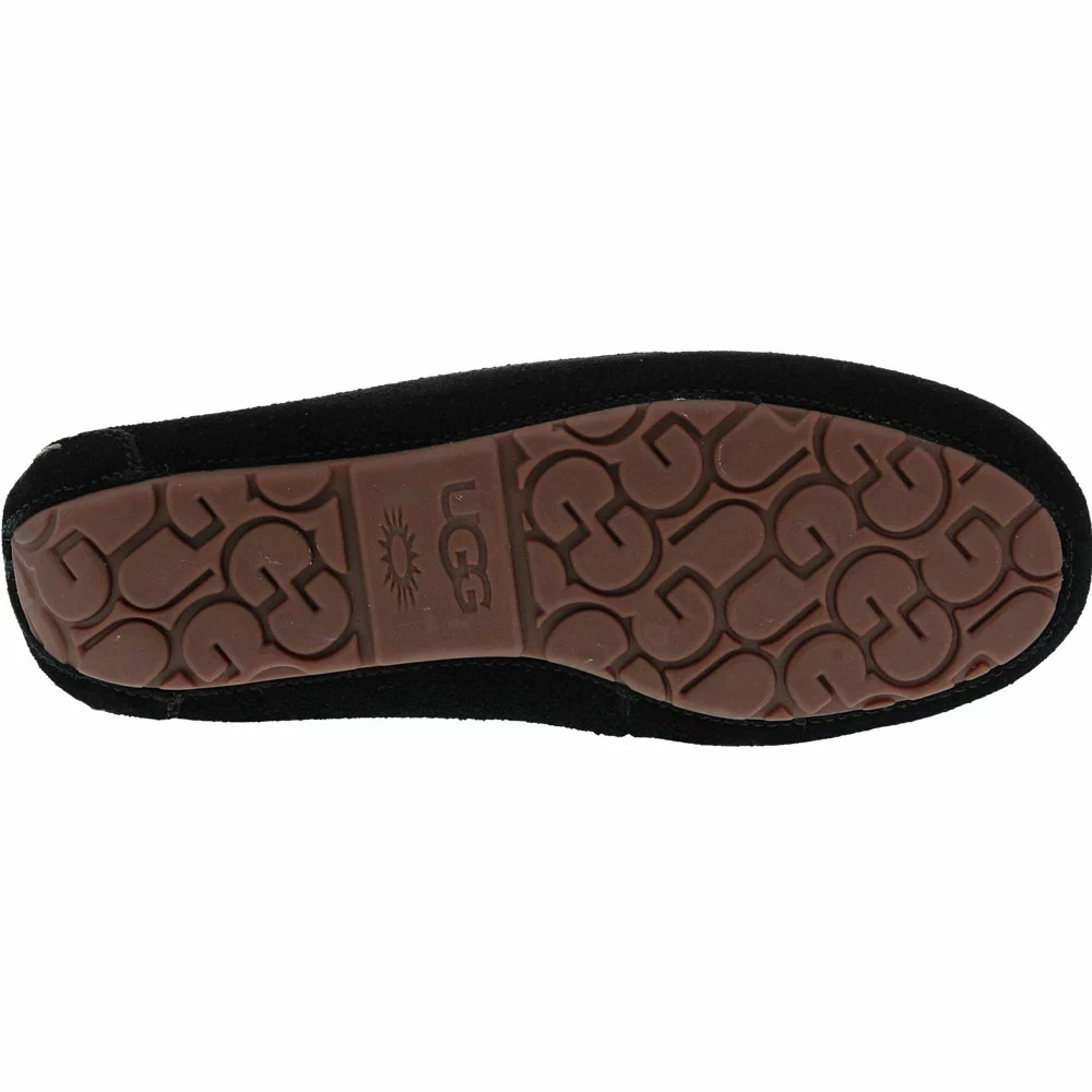 UGG Boots UGG Australia Ansley Sheepskin Moccasin Slippers - Womens Black Black - Image 4