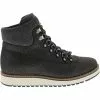 White Mountain Cozy Casual Boots - Womens Black Textile