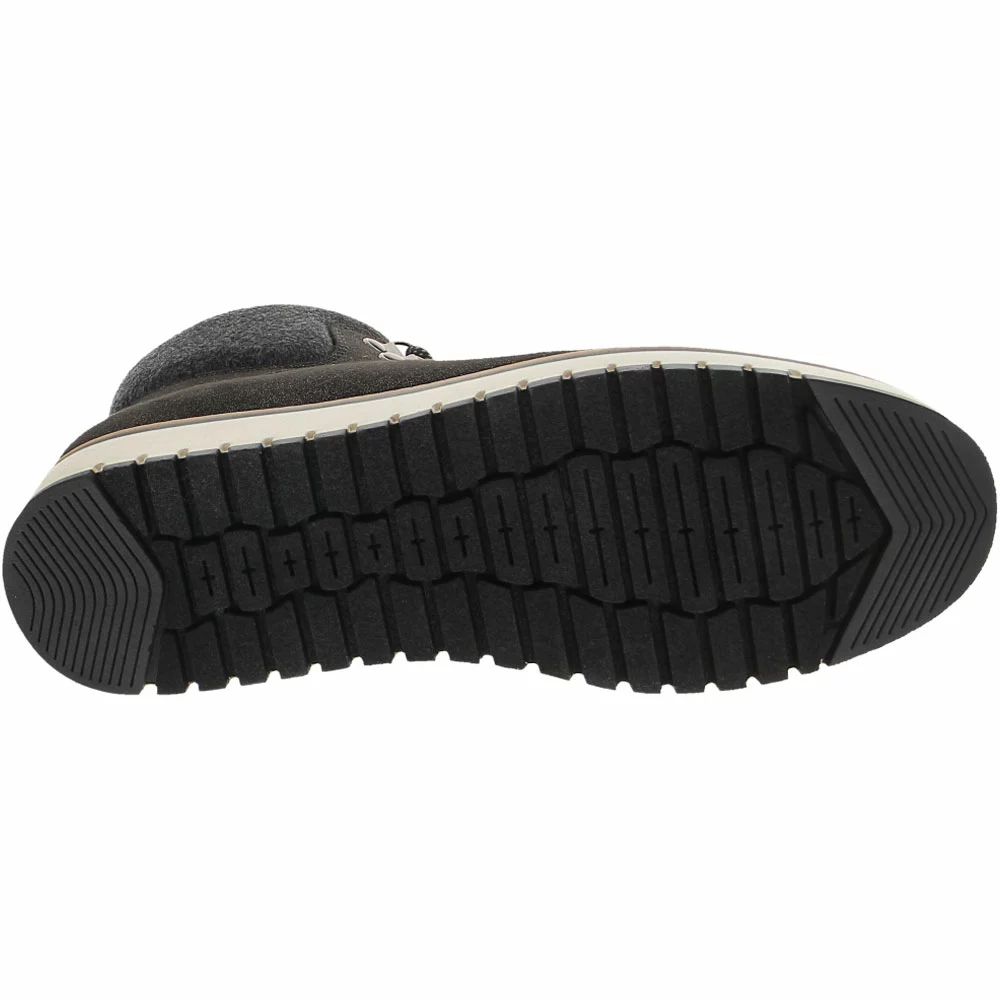 White Mountain Cozy Casual Boots - Womens Black Textile - Image 4