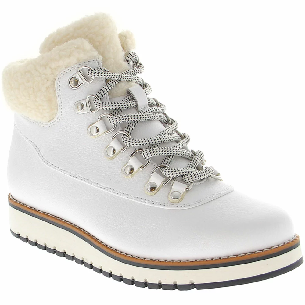 White Mountain Cozy Casual Boots - Womens White Smooth - Image 2