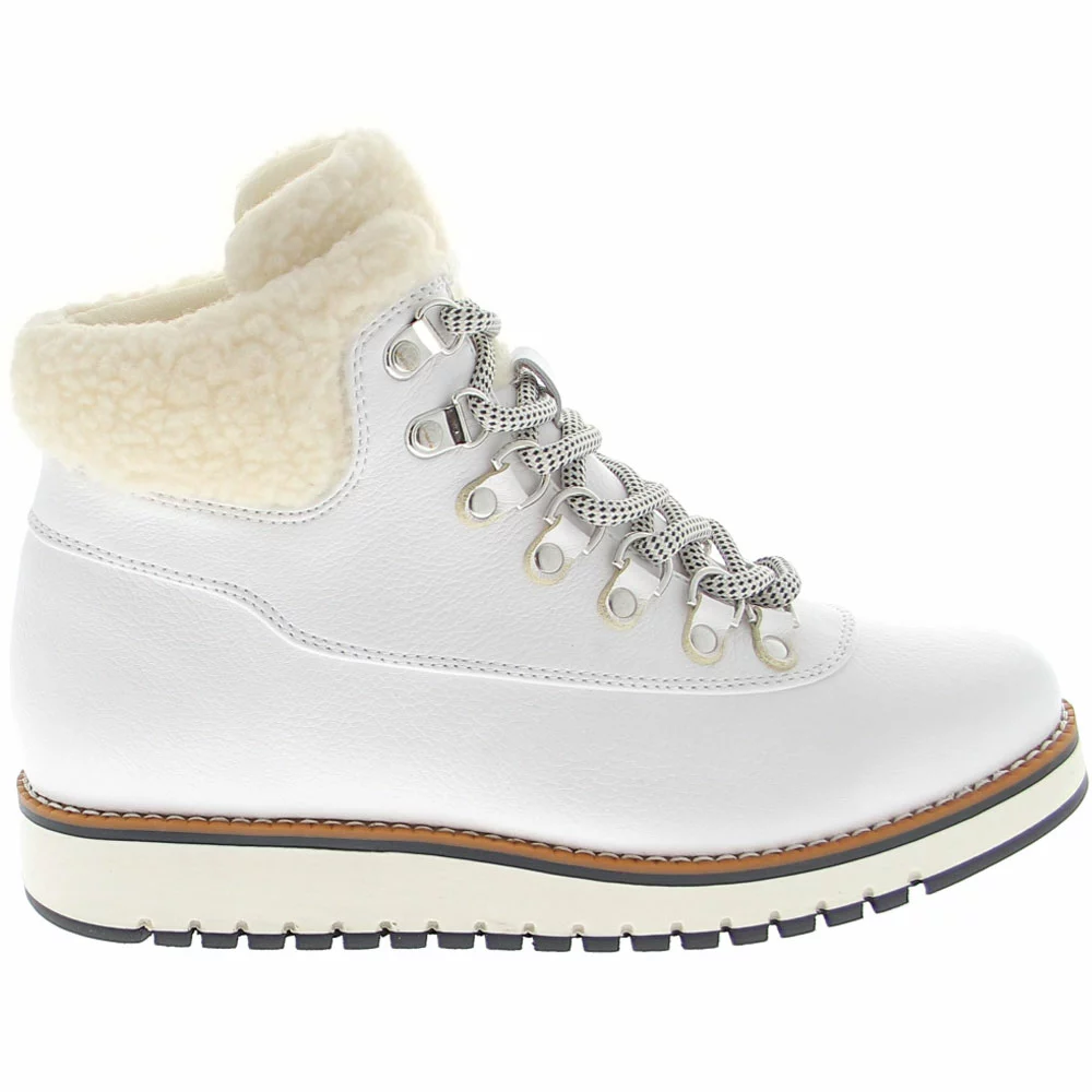 White Mountain Cozy Casual Boots - Womens White Smooth