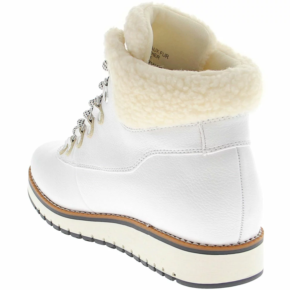 White Mountain Cozy Casual Boots - Womens White Smooth - Image 3
