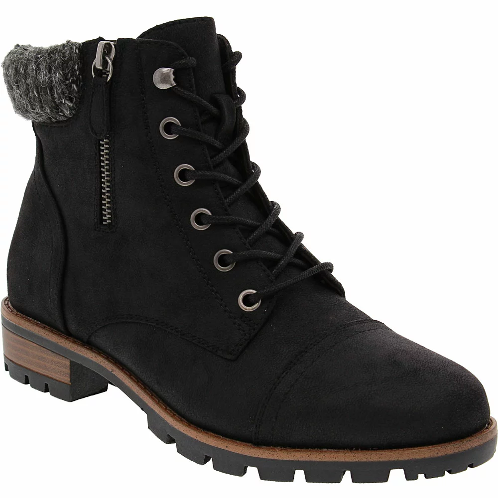White Mountain Daisy Casual Boots - Womens Black - Image 2