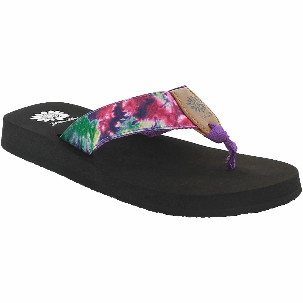 Yellow Box Falit Flip Flops - Womens Purple - Image 2