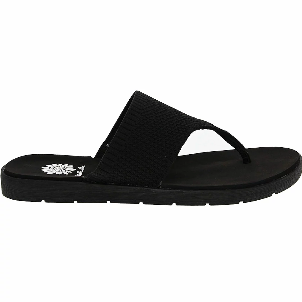 Yellow Box Feronia Flip Flops - Womens Black