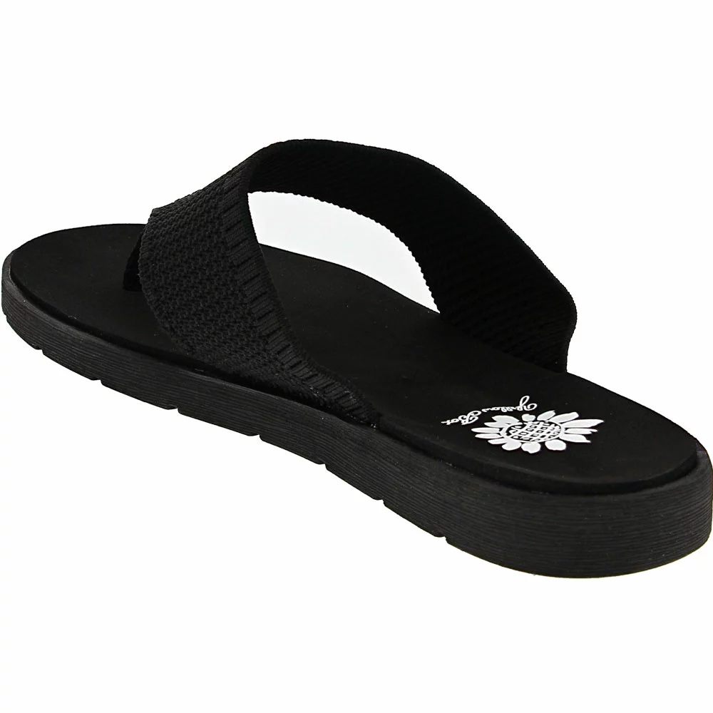 Yellow Box Feronia Flip Flops - Womens Black - Image 3