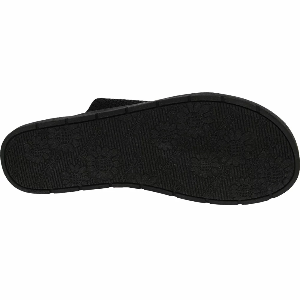 Yellow Box Feronia Flip Flops - Womens Black - Image 4